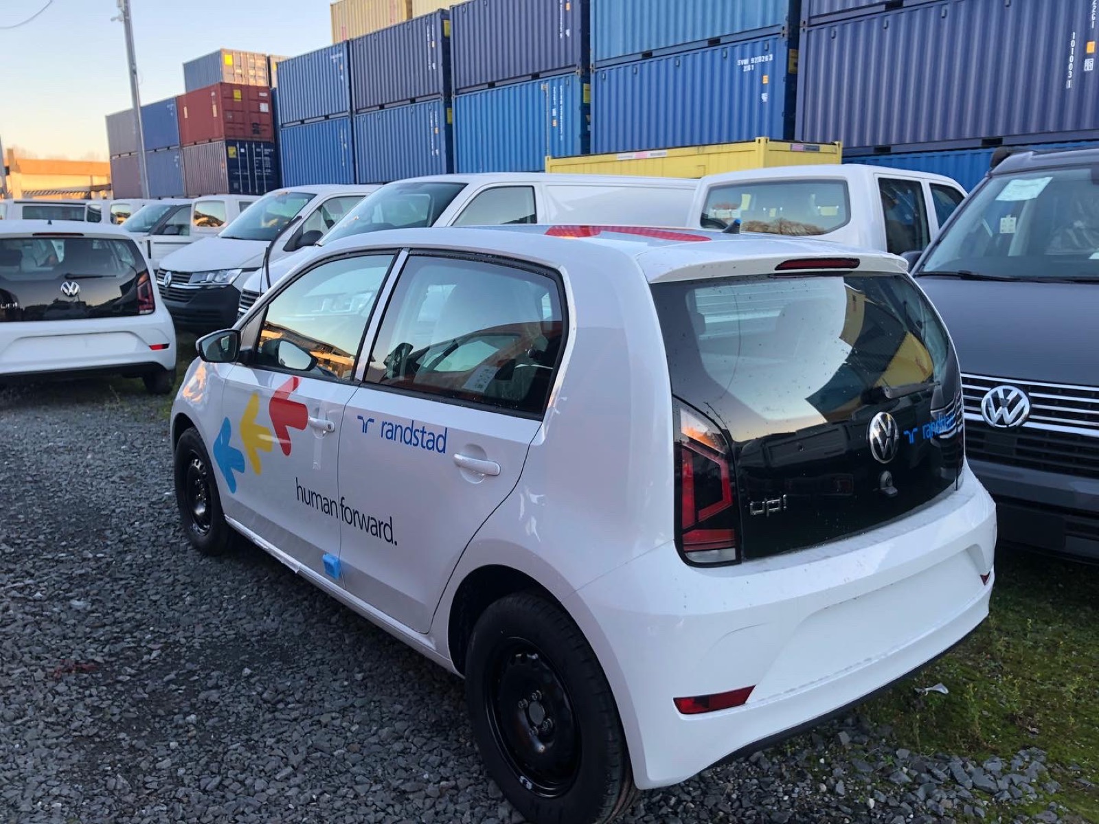 Randstad VW up! Beschriftung