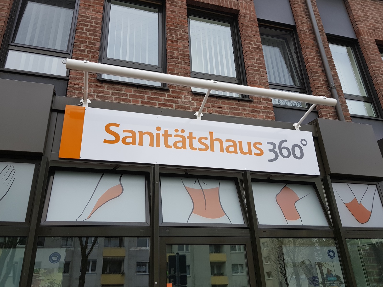 Leuchtwerbung Sanitätshaus